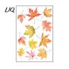 Easy Apply Thanksgiving Party Decor 9 Sheets Fall Woodland Animals Window Clings, Autumn Maple Leaf Pumpkin Removable Decals Squirrel Fox Rabbit Glass