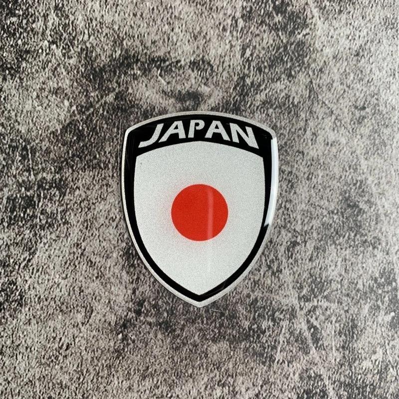 Universal 3D Reflective World National Flag Stickers Decals for Car Motorcycle Exterior Decoration