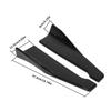 Impacts Resistant Car Side Skirt Cover & Rear Bumper Guard Set Side Skirt Extensions Easy Installation Vehicle Spare