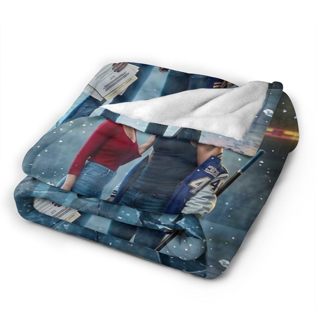 Off Campus  Plush Blanket  Funny Throw Blankets for Home Plush Thin Quilt,