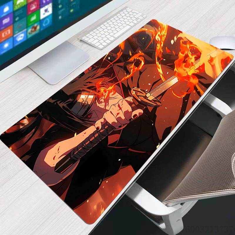 Mouse Pad  Naruto Itachi Uchiha Office Computer Desk Mat Table Keyboard Pad Laptop Carpet Xxl Accessories Gaming Mousepad