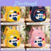 Cartoon Baby Lightweight Backpack For Kindergarten Kids With Arc Shoulder Straps In Multiple Colors
