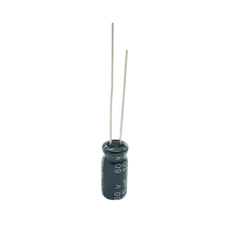 Aluminum Electrolytic Capacitor 10µF 50V 5x11mm Plug-in Electrolytic Capacitor