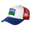 Rom Gypsy Romani Trucker Caps Unisex Country Flag Hat Baseball Cap Cool Summer Unisex Mesh Net Caps
