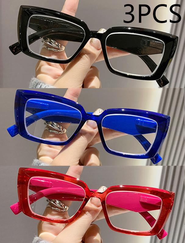 2 / 3PCS Latest Cat-eye Reading Eyeglasses Stylish Simple And Versatile Reading Eyeglasses For Middle-aged And ElderlyPeople2319