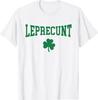 Leprecunt Irish St Patricks Day Funny Shamrock Women's T-Shirt