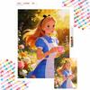 Alice In Wonderland Diamond Painting Full Diamond Art Craft Ornaments Handmade Living Room Decoration Background