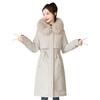 New Down Cotton Jacket for Women Mid-length Thickened Winter Outdoor Park Overcoat Coat