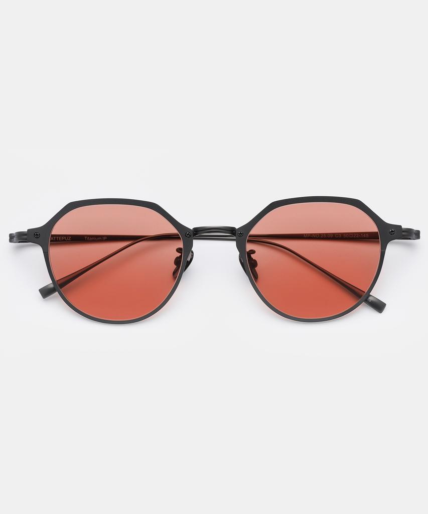 Maeteupeojeu Mp-09 Titanium Red Sunglass Darksilver