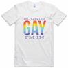 Herren Slogan Lustiges T-Shirt Klingt schwul Baumwolle Ringgesponnen Reguläre Passform T-Shirt