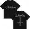 T-shirt da uomo e da donna con stampa lettering band Rock Extremoduro, Top estivo oversize comodo in cotone Hip Hop Harajuku