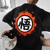 Dragon Ball Summer Men's T-Shirt Japanese Anime Son Goku Autumn Inside Boy Children Parent-Child Oversize Trend Short Sleeve