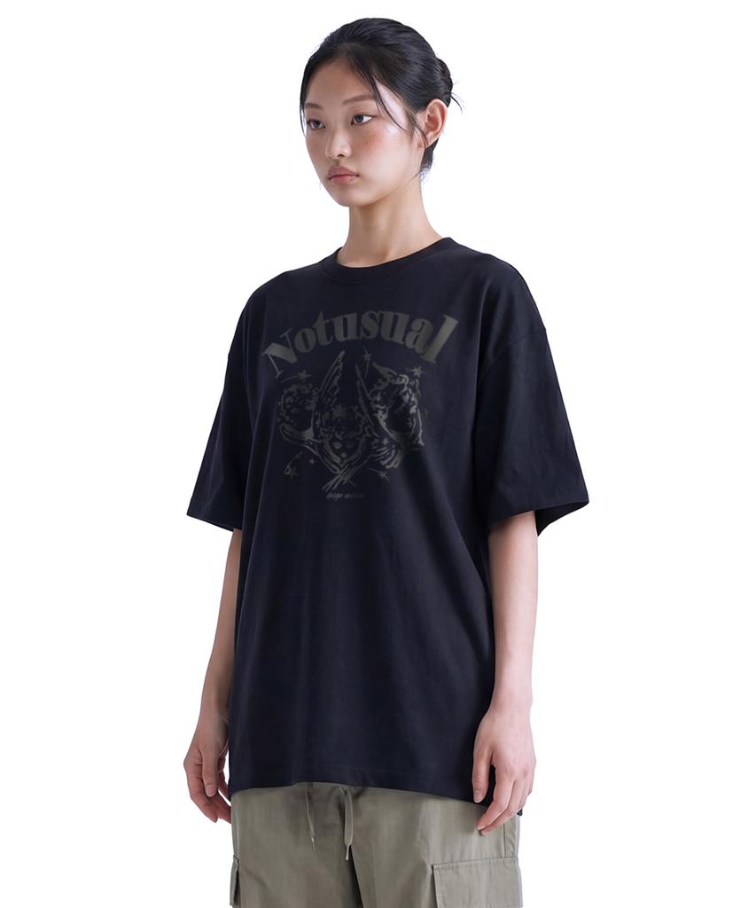 Nasyujeueol Angel Star Oversized Short Sleeve T-Shirt 4 Colors