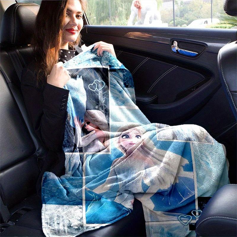 1pc, Elsa Frozen II Queen Elsa Ice Princess Blanket Home Decor, Couch Throw, Outdoor Blanket, Gift, Coverlet Suitable for Bedroom, Living