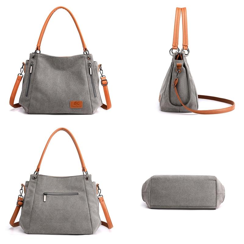 Damen Taschen Mode Designer Schulter Umhängetasche für Frauen 2024 Weibliche Umhängetasche Damen Geldbörse Lady Canvas Tuch Handtasche