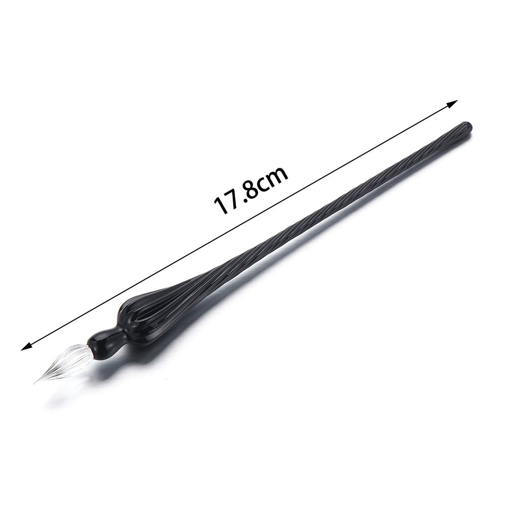School Supplies Stationery Handmade Filling Ink Signature Vintage Glass Dip Pen Dipping Pen Crystal Fountain Pens