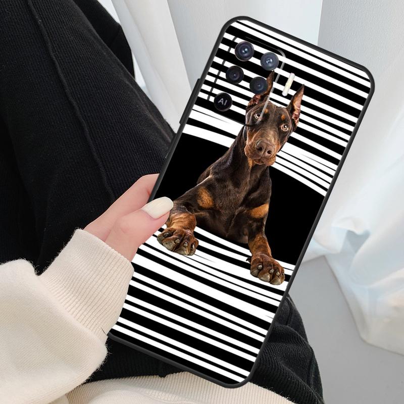 Dachshund Doberman Dog Case For Oppo A40 A60 A80 A5 Pro A15 A16 A17 A57 A77 A94 A74 A54 A76 A96 A18 A38 A58 A78 A98