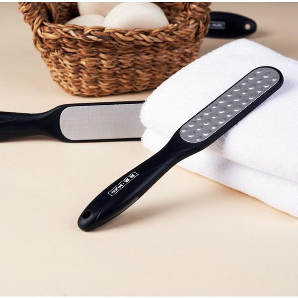 Muro Double-sided Stainless Steel Ultra-strong Portable Foot Callus Remover Black, 1 Piece, 1 Piece