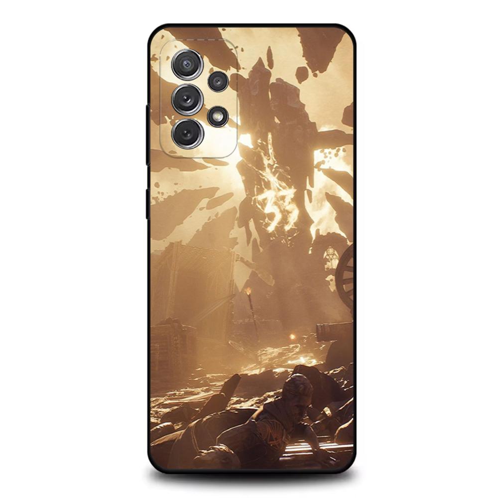 Coque de téléphone Game C-Clair Obscur Expedition 33 Pour Samsung S25,S24,S21,S22,S23,S30,Ultra,S20,Plus,Fe,Lite,Note,10,9,5G Housse Noire