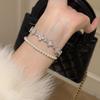2025 nieuwe zirkonia klavertje vier armband licht luxe high-end armband mode veelzijdige sieraden vrouwen