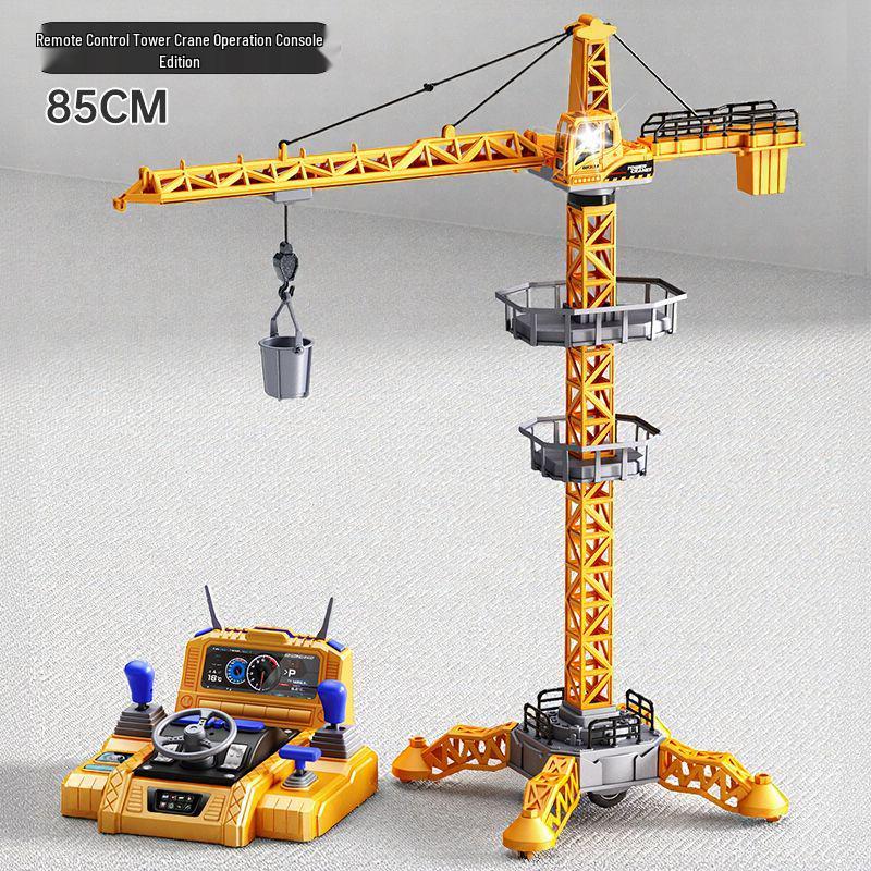 New Remote Control Alloy Excavator Toy for Kids Ages 3-8 - Engineering Vehicle Simulation