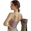 LANGSHA Women's Sports High-Intensity Fitness Running Anti-Shock Yoga 7A Antibacterial Beautiful Back Vest-Style Bra, Push-Up And Anti-Sagging
