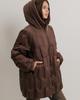 Women's Reversible Jacket Sobello 10045 48 Chocolate / Brown