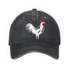 Vintage Hahn Baseballkappe Neue Vintage gewaschene Baumwolle Baseballkappe Eltern Kinder Sonnenhüte