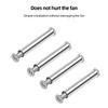 4pcs Cooling Fan Nut Screws Enhanced Stability PC Case Fan Screws Quieter Operation Not Hurt Fan for DIY Modified Cooling Fan
