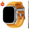 Silikonrem for Apple Ultra 3 2 1 49MM Sportsbånd for Iwatch Series 11 10 9 8 SE 3 46mm 45MM 41MM 44MM 42MM Pustende Bånd