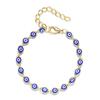 Vintage Turkse Blauwe Boze Ogen Armbanden Voor Vrouwen Mannen Demonenoog Schakelketting Vriendschapsarmband Geluksgebed Sieraden