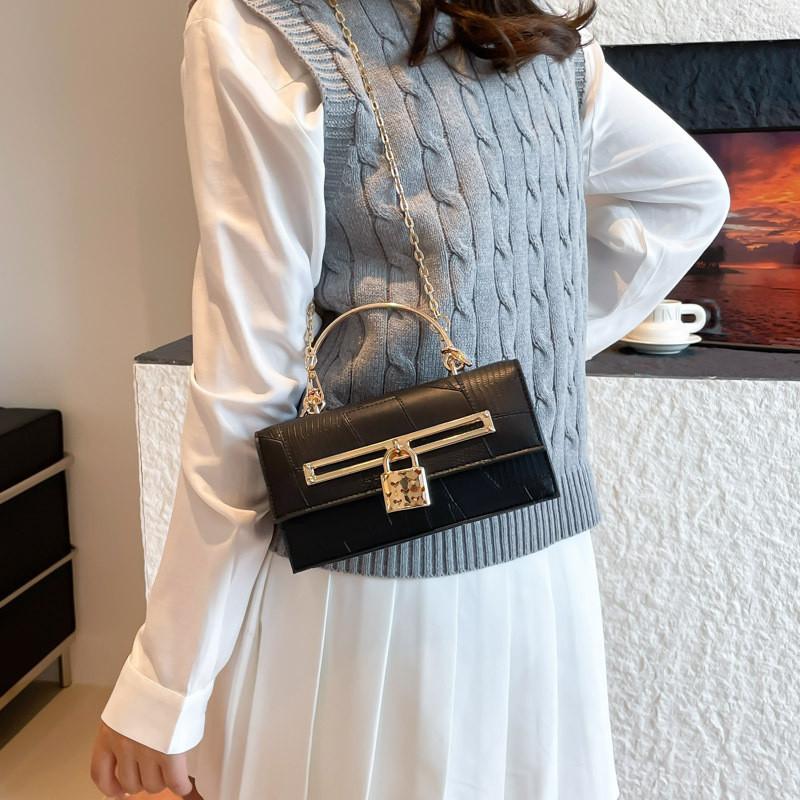 Vintage Single Shoulder Bag With Pu Material For Womens Daily Use