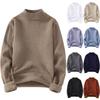 Heren Effen Kleur Plus Fleece Trui Gebreide Trui Heren Casual Plus Fleece Onderhemd