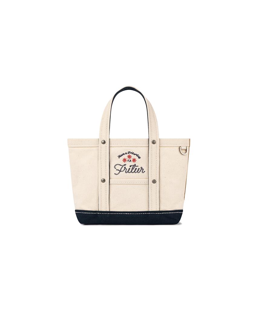 Fritur Color Block Canvas Bag 2Color_F252Bg01