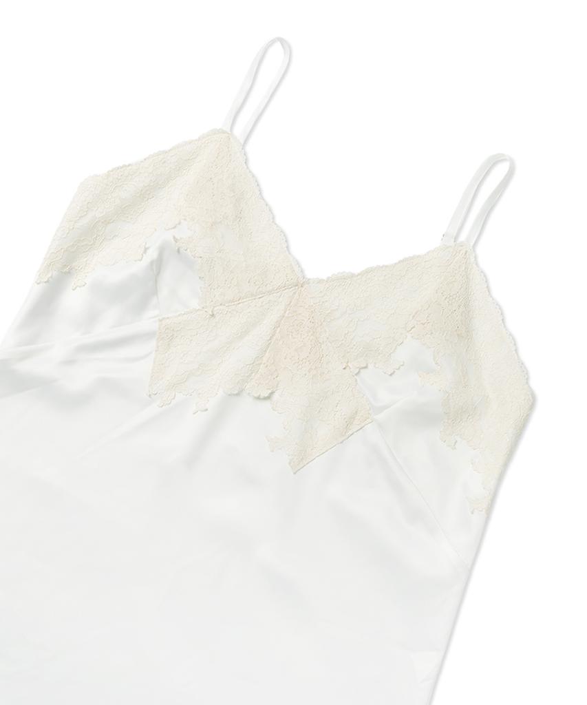 Without Summer Roa Satin Dress_Ivory