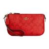 Nolita Monogram Canvas And Leather Mahjong Bag Women Handbag Red C3308-IMQRG