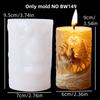 Christmas Gift Bag Candle Silicone Mold Christmas Tree Snowflake Relief Christmas Gift Bag Pocket Resin Gypsum Mould Craft Molds