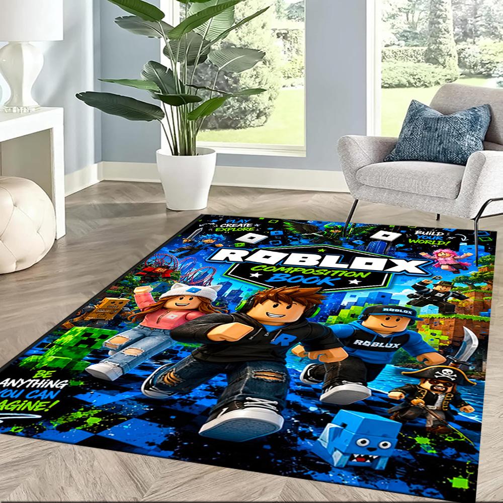 Roblox2 Square Rugs Are a Great Choice for Living Rooms, Bedrooms, Home Décor, and As Gifts