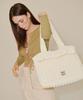 Jedrefeb5 Croffle Shoulder Bag Ivory