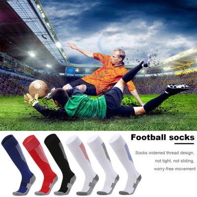 1 Paar Fußballsocken, weich, elastisch, atmungsaktiv, Schweißabsorption, kniehoch, Kinder, Jugend, Softballsocken, Sportsocken