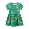 Summer Girls Dress Girls Cartoon Knitted Dress Children's Clothes