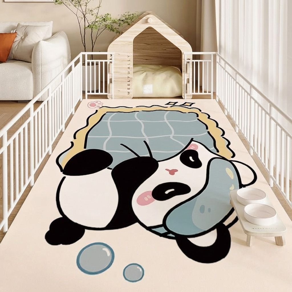 Cartoon kitchen doormat, non-slip mat, entryway mat, minimalist style entryway mat, coffee table rug