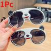 Children's Sunglasses Cartoon Panda Shape Fashion Sunglasses Trend Kid's Glasses Face Decor Gift