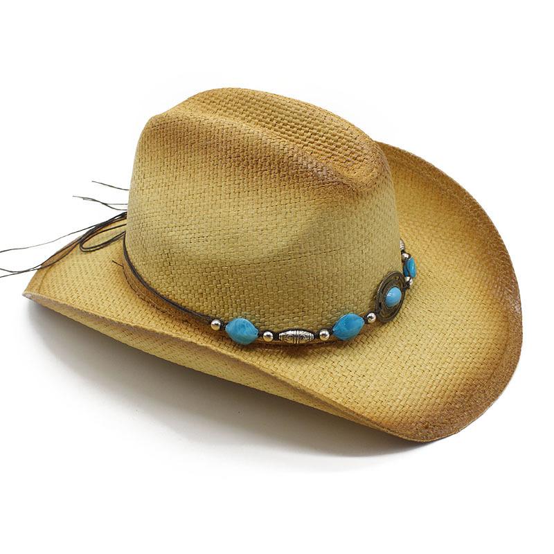 Hand-Woven Five-Point Paper Straw Hat Panama European And American Style Jazz Hat Men'S And Women'S Spring And Summer Hat