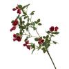 Künstliche Blume, langer Zweig, künstliche Rose, realistische helle Farben, nicht verblassende Kunstseidenblume für Heimdekoration