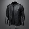 Herfst en Lente Heren Leer Casual All-match Slim Grote Maat Leren Jas Jas