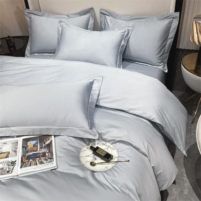 3pcs Set Luxury Bedding Set 100% Egyptian Cotton Duvet Cover Set Single Double Queen King Bed Cover Soft Quilt Cover Pillowcase
