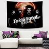 Tokio Hotel Rocková Kapela Bill Kaulitz DIY Nástenná Tapiséria Visiaca Tarot Hippie Koberce na Stenu Študentská Domáca Dekorácia