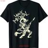 New Limited Heavy Meowtal Cats Cat Playing Guitar Gothic T Shirt Vintage Washed Slightly Graphic Designer Clothes Casual Unisex