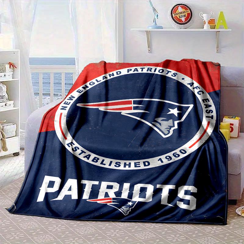 Abbigliamento New England Patriots Coperta Portatile/Coperta Morbida Coperta per Letto Adatta per Viaggi Campeggio Soggiorni Uffici Divani Regali per Fan